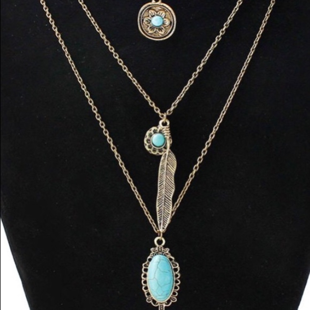 Boho layer necklace 🌸
